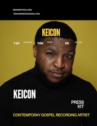 kecon press contemporary gospel recording artist